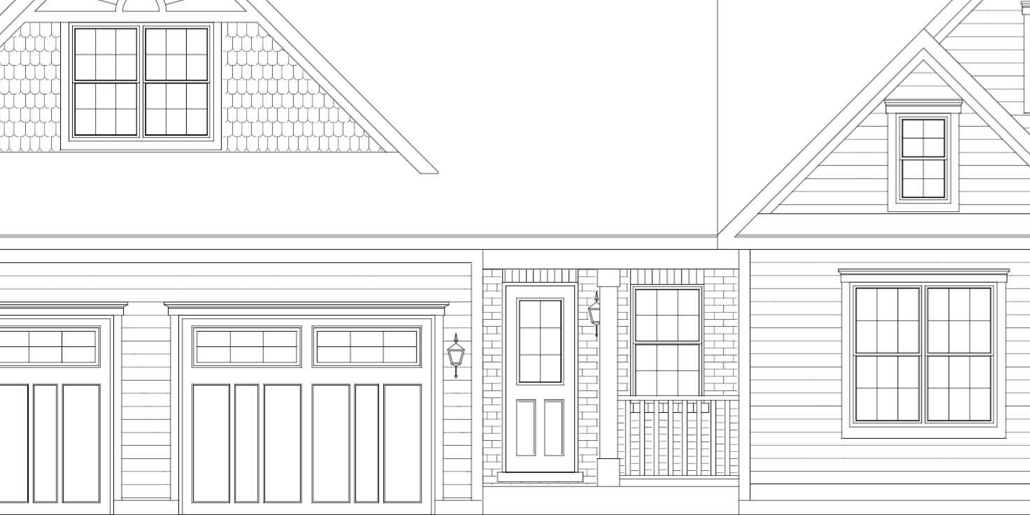 Detail of a home drawing by Cornerstones.